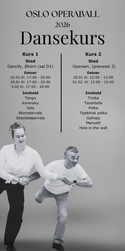 Dansekurs 2026 - Oslo Operaball - Oslo Operaball